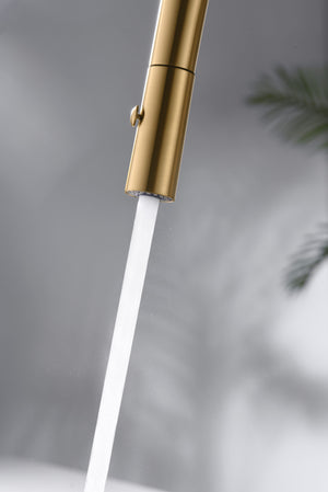 Brushed Gold Kitchen Faucet Modern Design, view 4