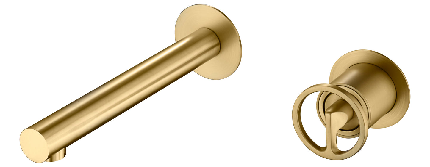 Single-Handle Concealed Basin Olimpo Brushed Gold | IMEX