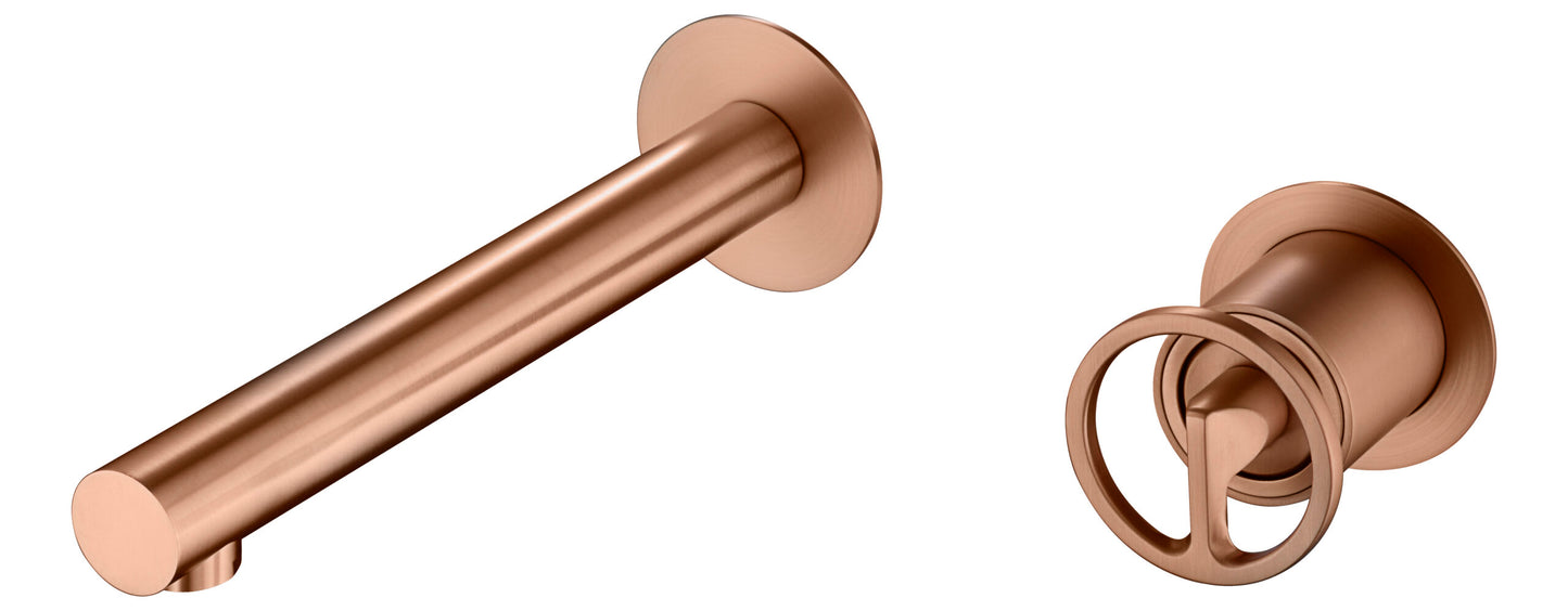 Single-Handle Concealed Basin Olimpo Brushed Rose | IMEX