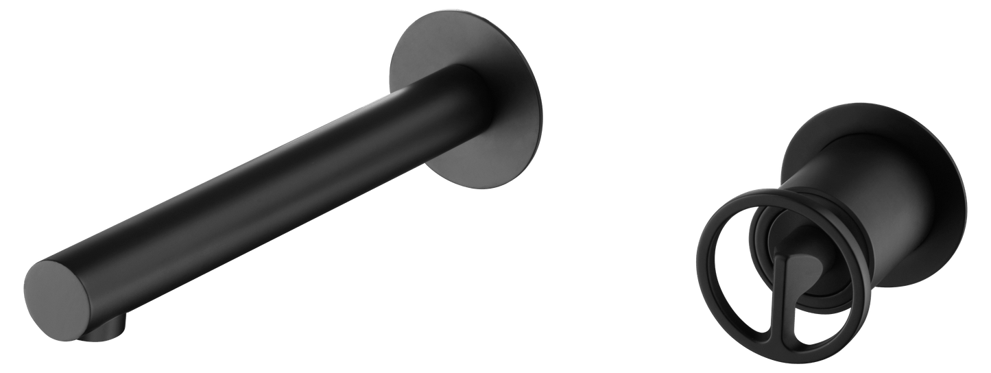 Single-Handle Concealed Basin Olimpo Matte Black | IMEX