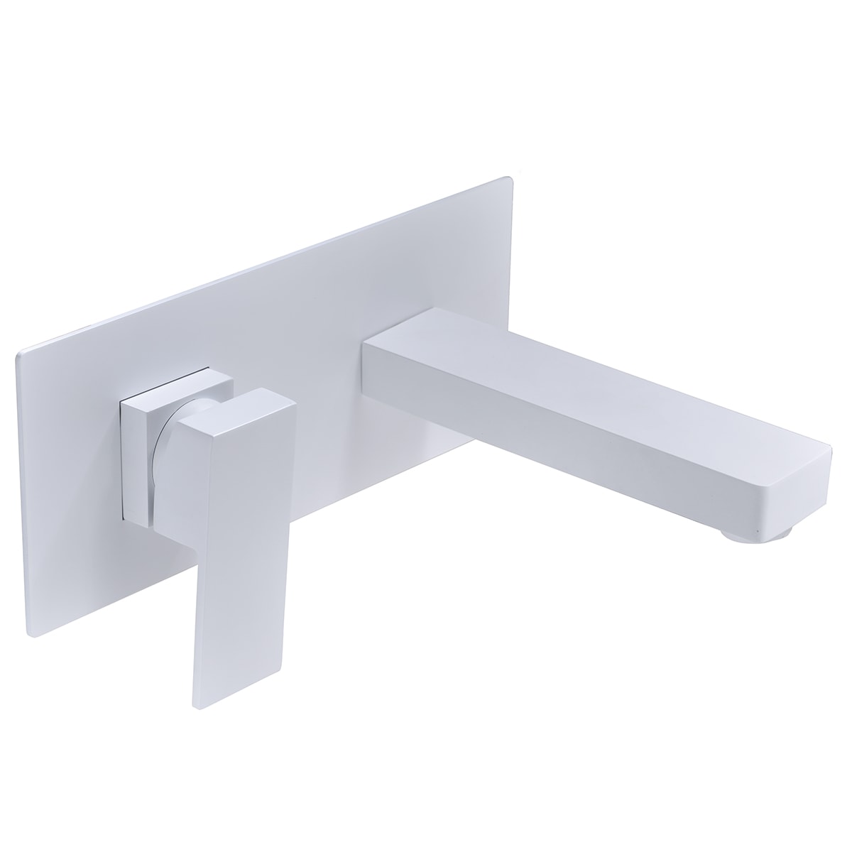 Single-Handle Basin Concealed Suiza Matte White | IMEX