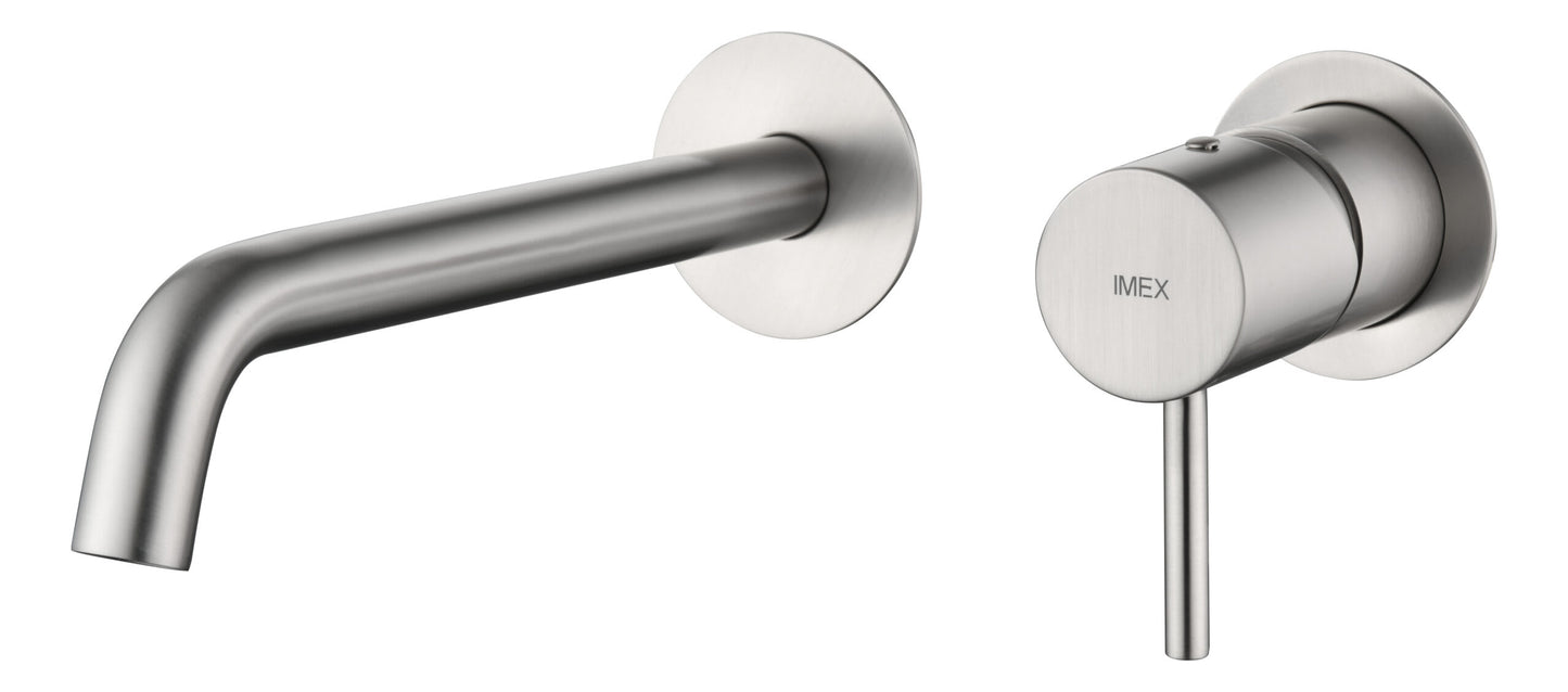 Single-Handle Basin Concealed Monza Brushed Nickel | IMEX