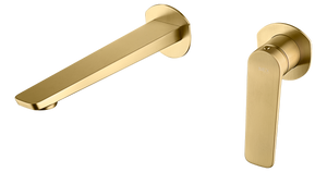 Brushed Gold Single Lever Sink Mixer Faucet, view 2