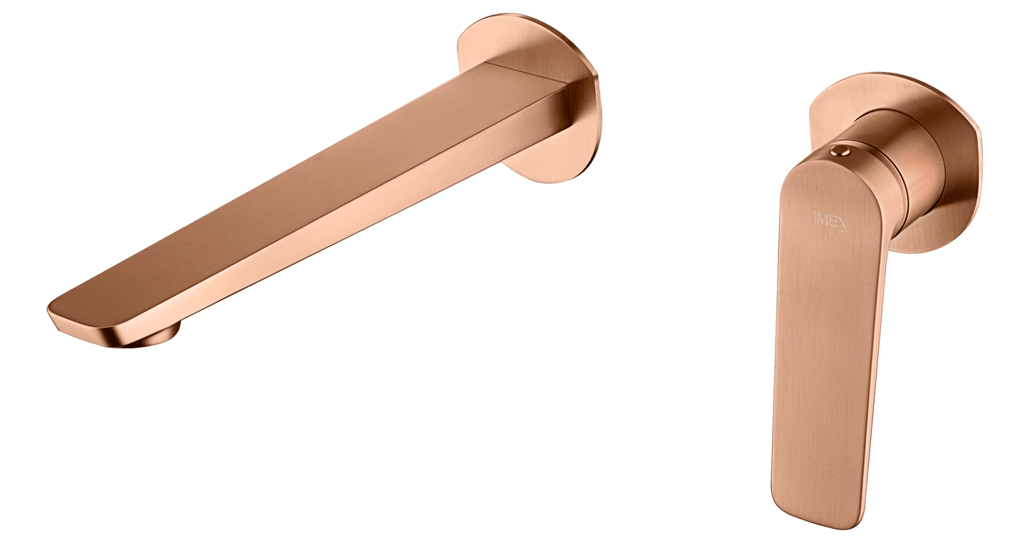 Single-Handle Concealed Basin Naples Brushed Rose | IMEX