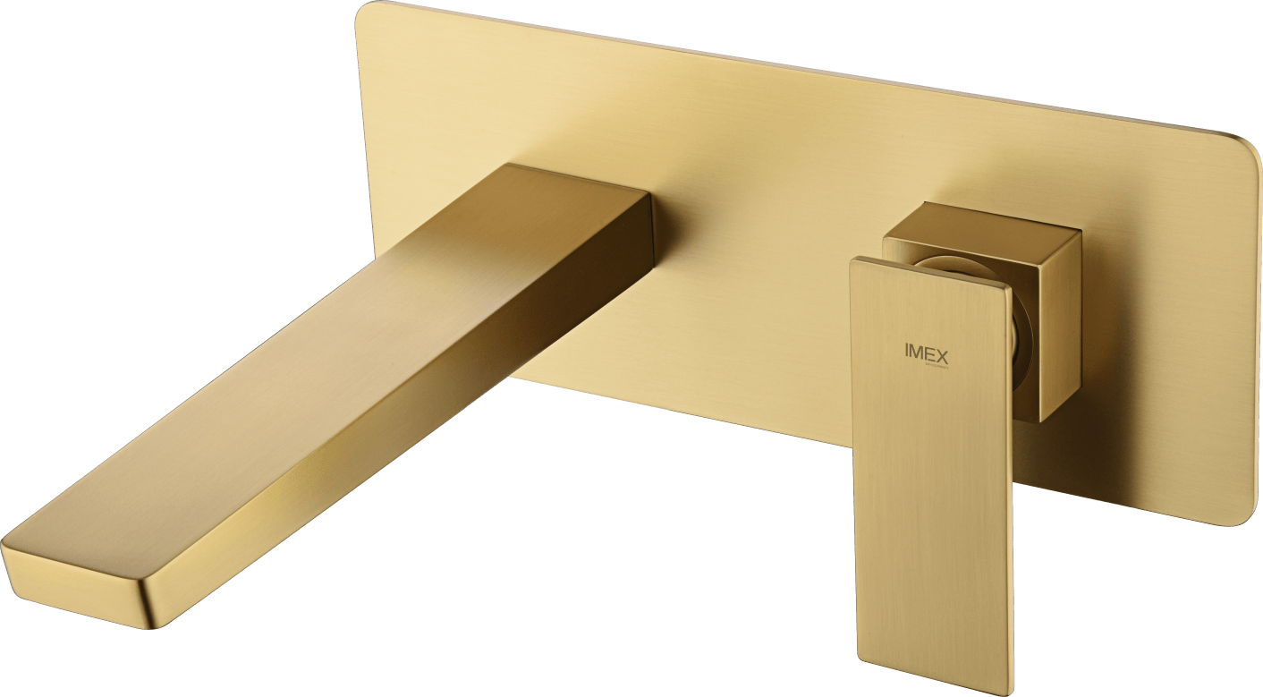Single-Handle Concealed Basin Pisa Brushed Gold | IMEX