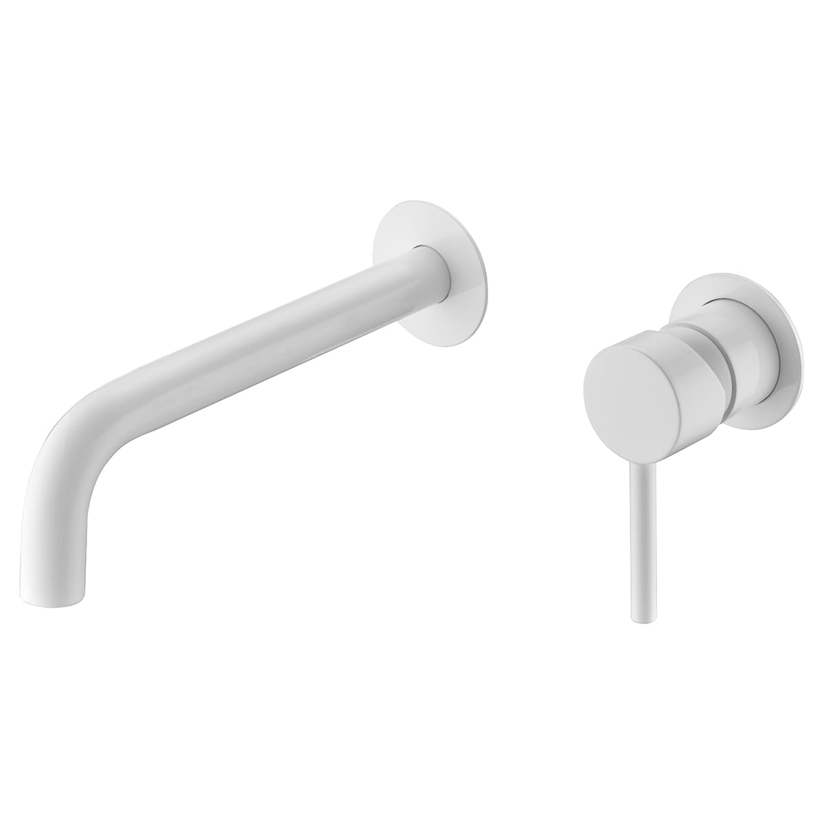 Single-Handle Basin Concealed Etna Matte White | IMEX