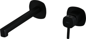 Toscana Matte Black Concealed Single Lever Basin Mixer, main product view