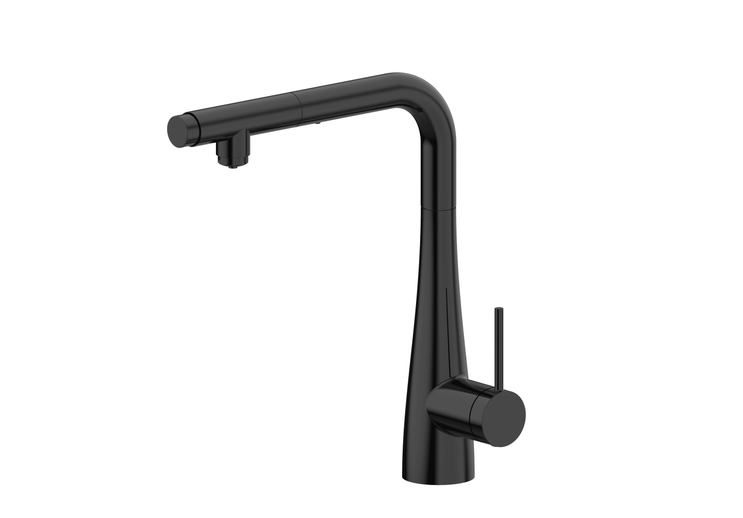 Faucet Kitchen Split Osmosis Matte Black | IMEX