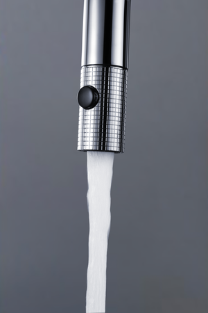Lazio Chrome Pull Out Kitchen Mixer with Reverse Osmosis Outlet, view 5