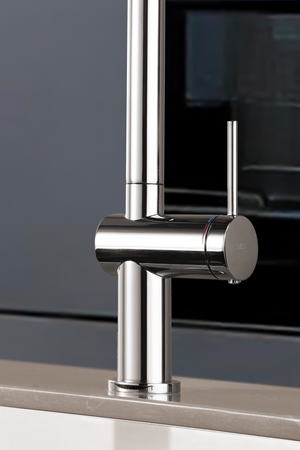 Lazio Chrome Pull Out Kitchen Mixer with Reverse Osmosis Outlet, view 3