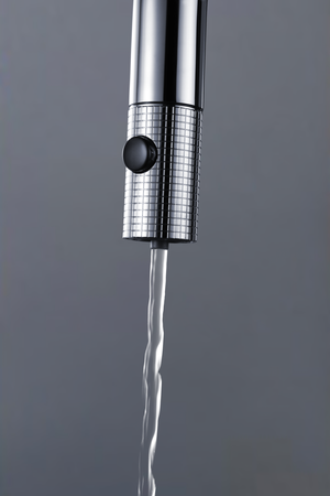 Lazio Chrome Pull Out Kitchen Mixer with Reverse Osmosis Outlet, view 4