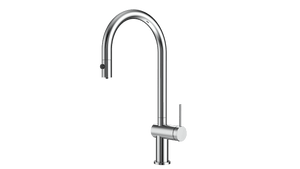 Lazio Chrome Pull Out Kitchen Mixer with Reverse Osmosis Outlet, main product view
