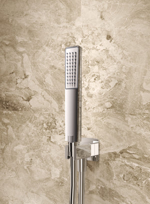 Arezzo Chrome Concealed Single Lever Shower Set, view 2