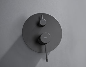Bless Matte Black Concealed Single Lever Shower Set, view 3