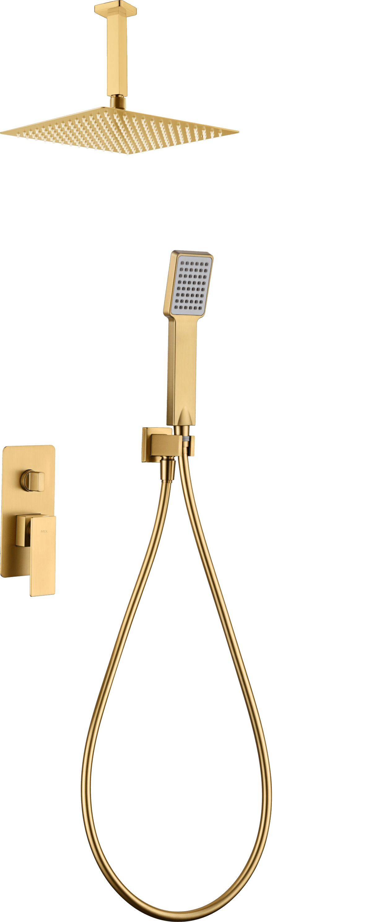 Set Shower Single-Handle Concealed Catania Brushed | IMEX