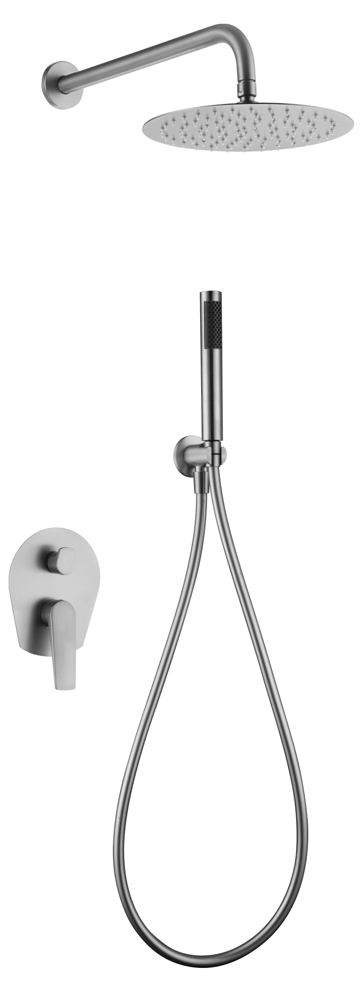 Set Shower Single-Handle Concealed Delos (Steel 316) | IMEX