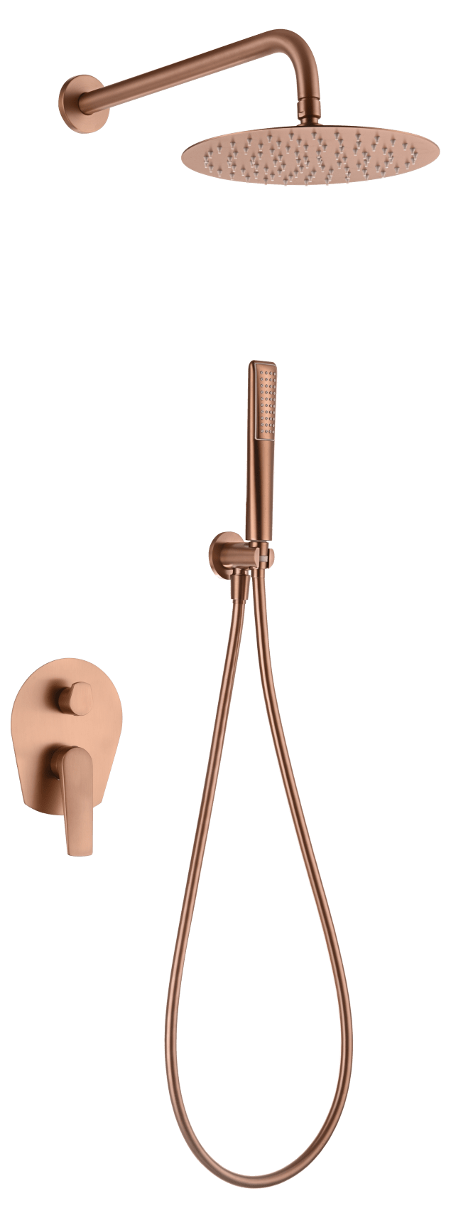 Set Shower Single-Handle Concealed Delos Brushed | IMEX