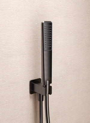 Firenze Brushed Nickel Concealed Single Lever Shower Set, view 6