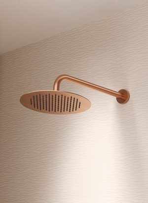 Génova Brushed Gold Concealed Single Lever Shower Set, view 6