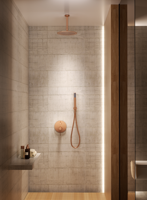 Piamonte Black Gun Metal Concealed Single Lever Shower Set, view 2