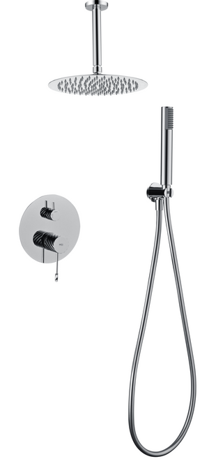 Palau Chrome Concealed Single Lever Shower Set, main product view