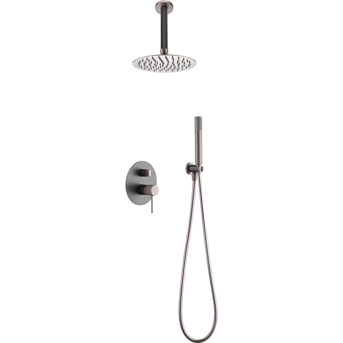 Set Shower Concealed Single-Handle Top Gris Champagne | IMEX