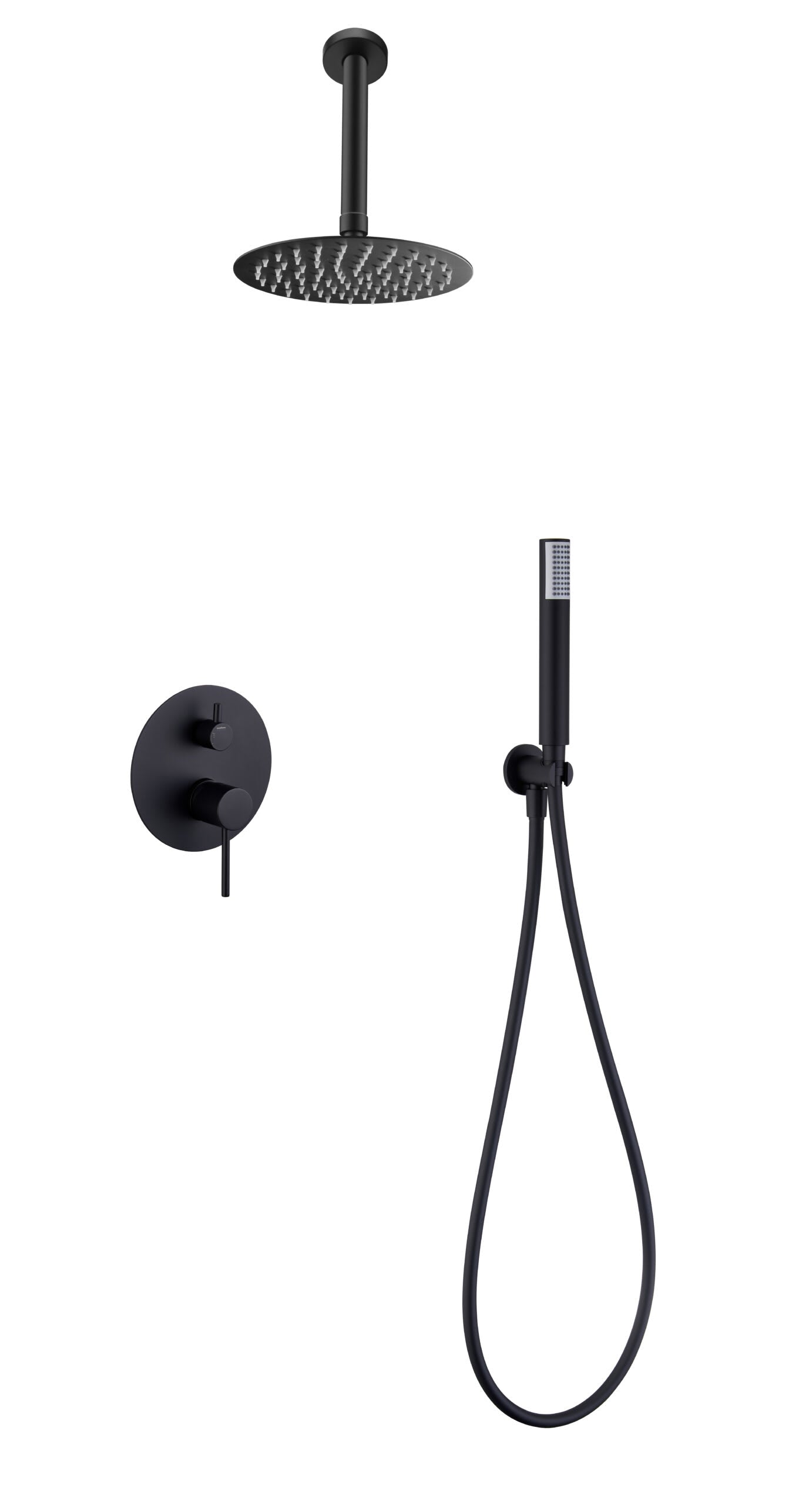 Set Shower Single-Handle Concealed Tívoli Matte Black | IMEX