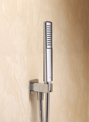 Toscana Matte Black Concealed Single Lever Shower Set, view 5