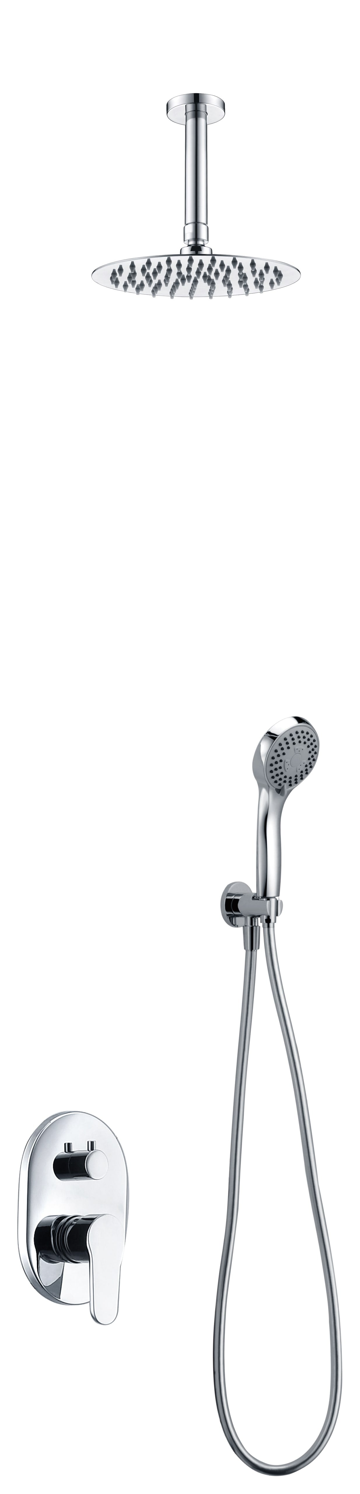 Conjunto De Ducha Empotrado Monomando Mónaco - Shower Set