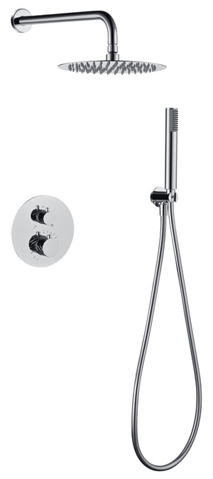 Bless Chrome Concealed Thermostatic Shower Set, main product view