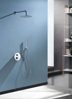 Bless Chrome Concealed Thermostatic Shower Set, view 6