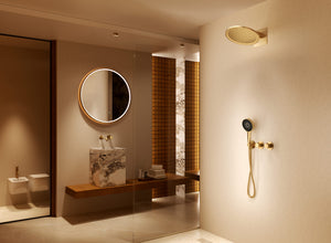 Bolonia Chrome Concealed Thermostatic Shower Set, view 6