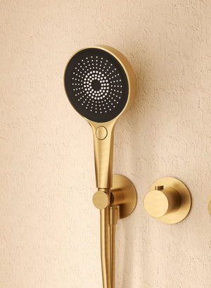 Bolonia Chrome Concealed Thermostatic Shower Set, view 3