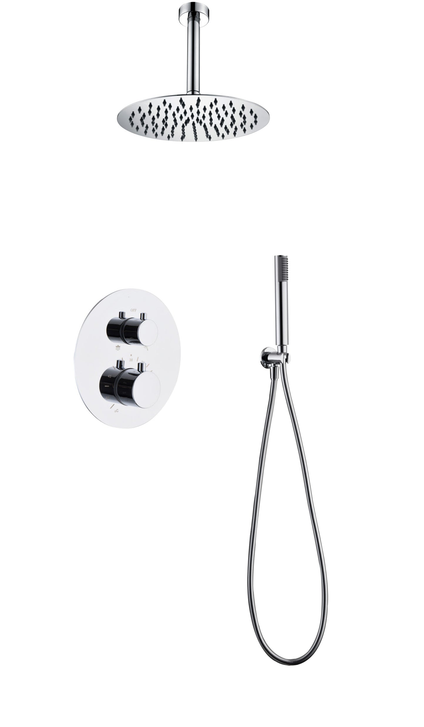Thermostatic Shower Set Concealed Tívoli | IMEX