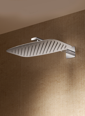 Toscana Brushed Gold Concealed Thermostatic Shower Set, view 4