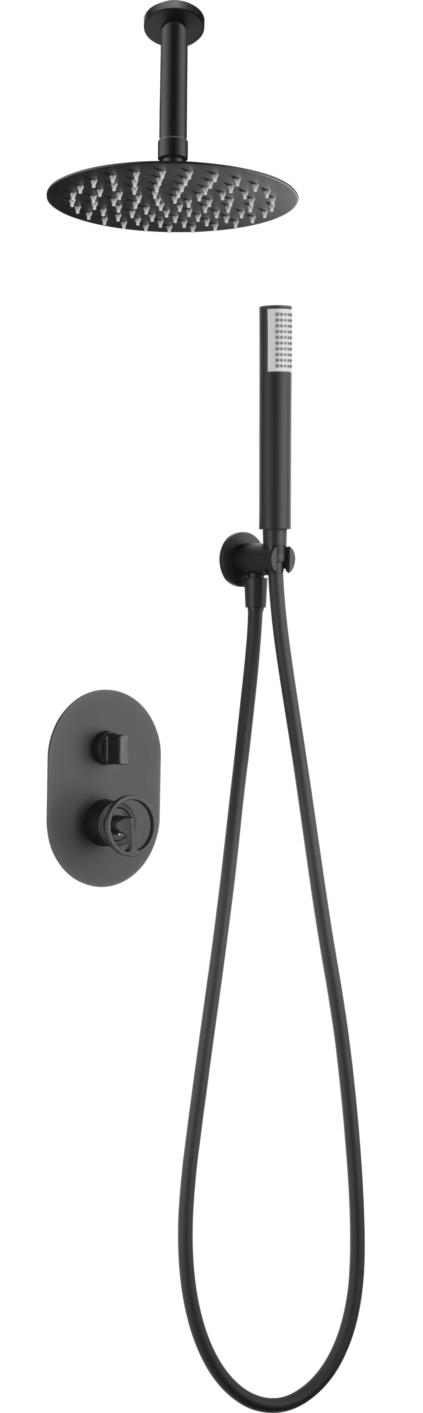 Set Shower Single-Handle Concealed Vesubio Matte | IMEX