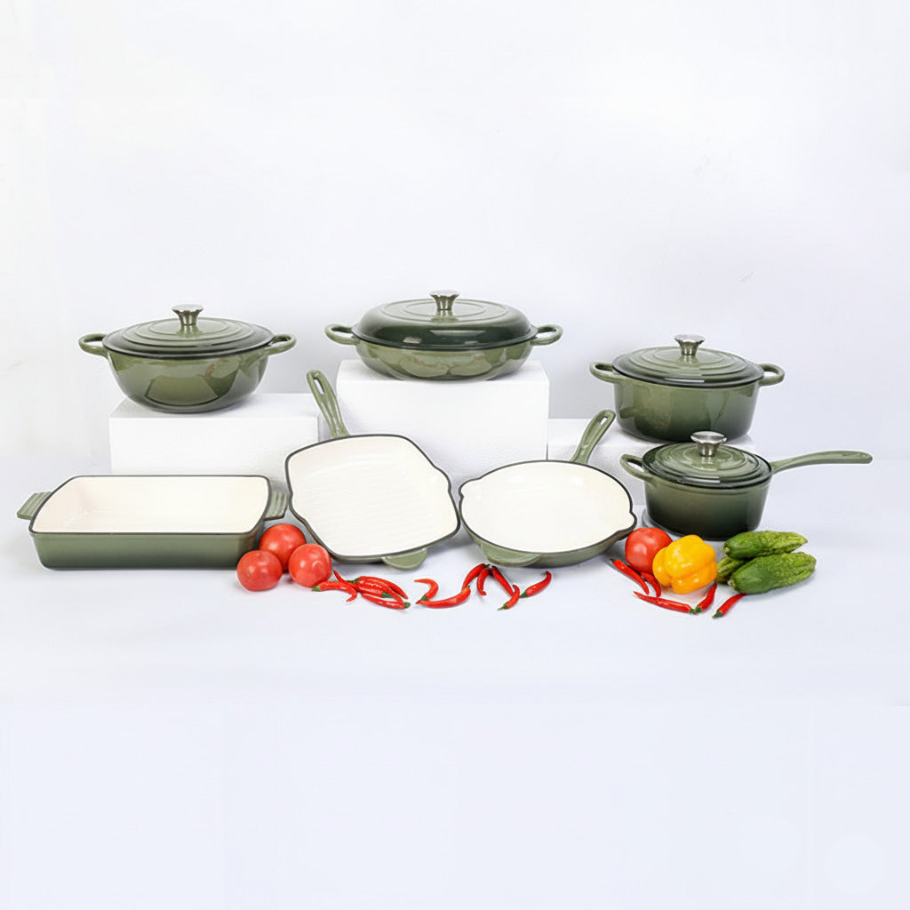 Cast Iron Non stick Pan Pot Casserole