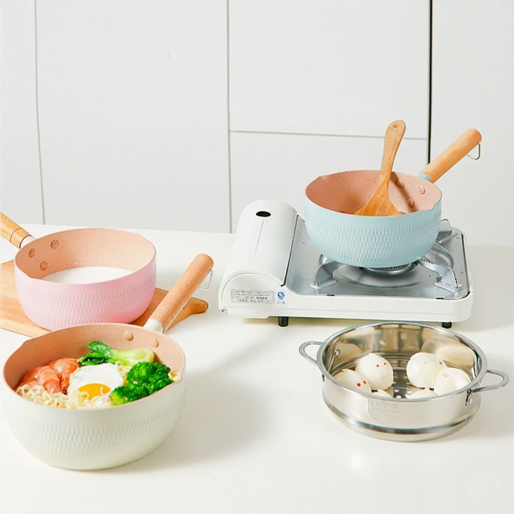 Lightweight Stone Non Stick Coating Milk Pot