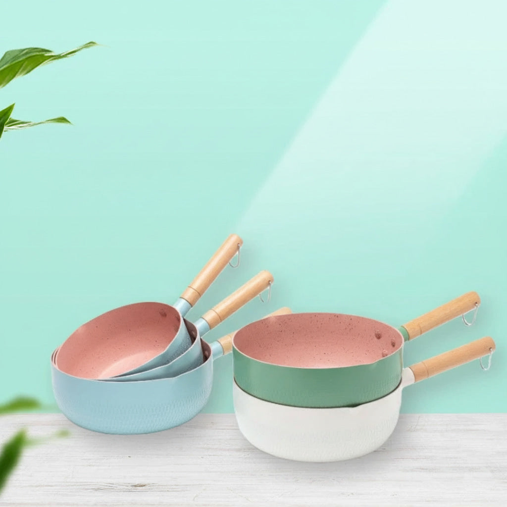 Lightweight Stone Non Stick Coating Milk Pot