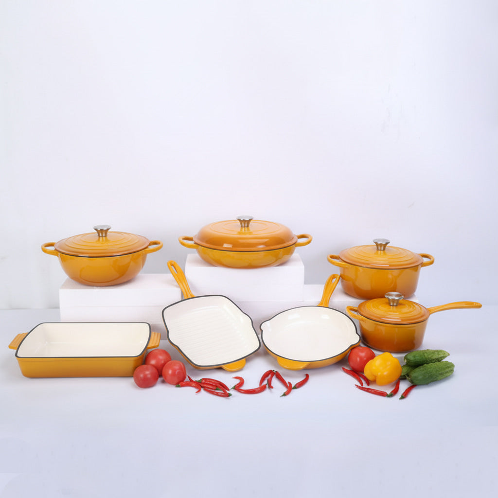 Cast Iron Non stick Pan Pot Casserole