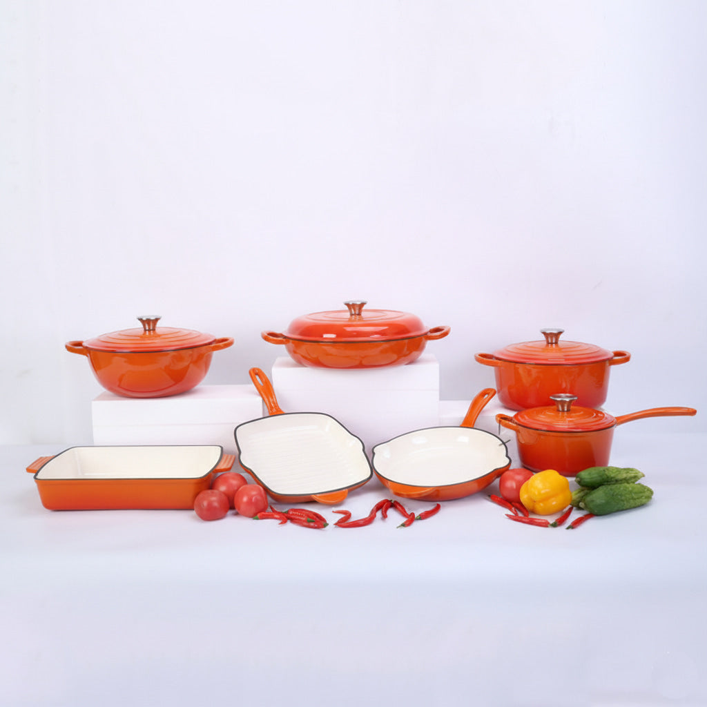 Cast Iron Non stick Pan Pot Casserole
