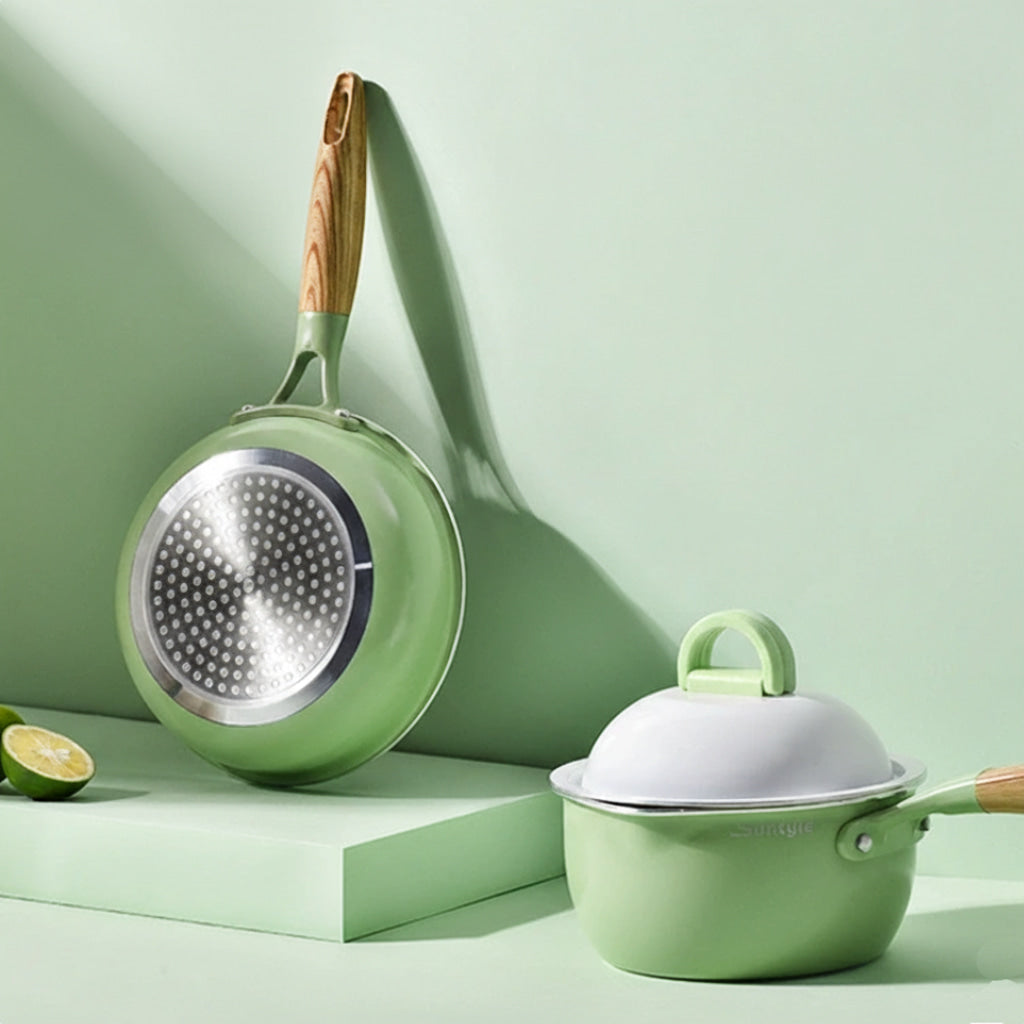 Aluminum Alloy Non Stick Steamer Cookware Set