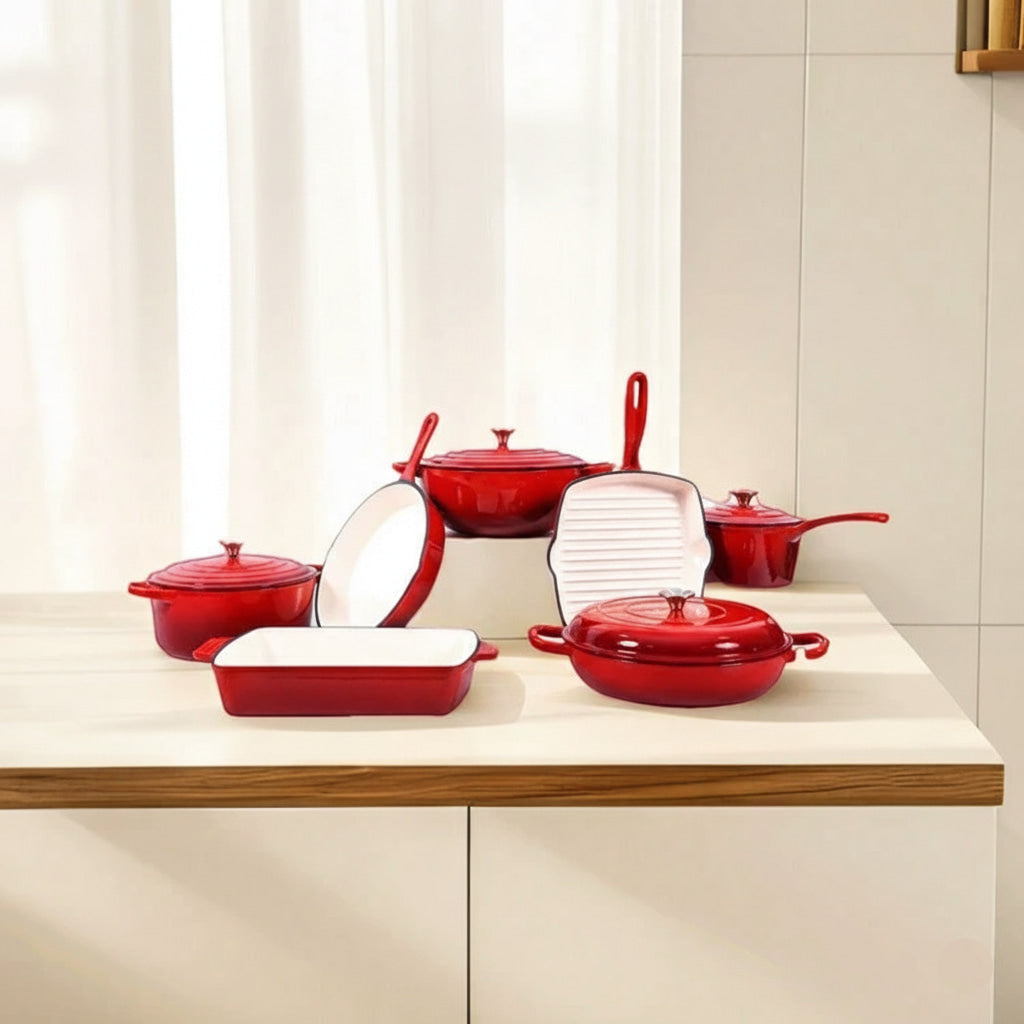 Cast Iron Non stick Pan Pot Casserole