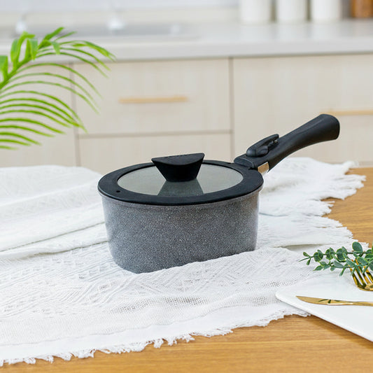 Non Stick Stackable Detachable Handle Silicone Lids Pot Set