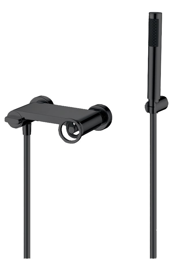 Kit Shower Single-Handle Olimpo Matte Black | IMEX