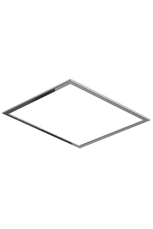Matte White Shower Frame 30x30cm Modern Bathroom, view 2