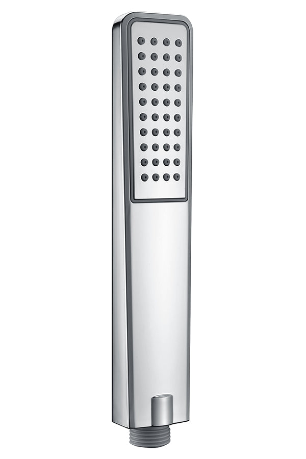 Chrome Shower Handle Set Modern Bathroom Hardware, handle detail