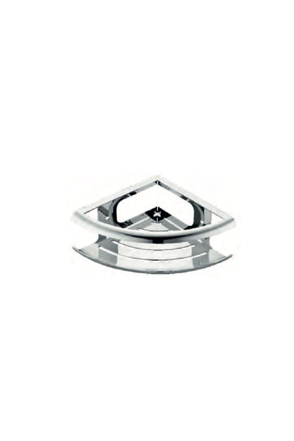 Chrome Corner Soap Basket 15kg Load Capacity, view 2