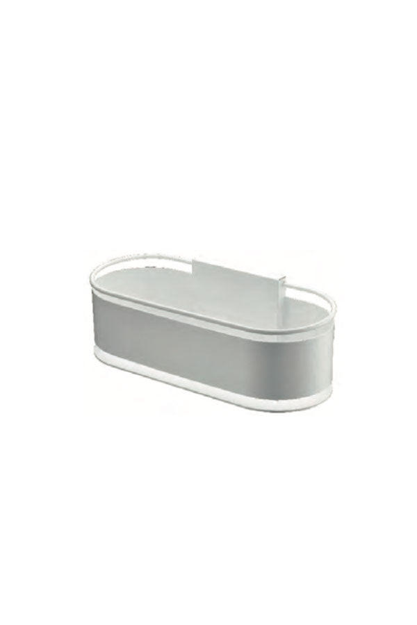 Matte White Soap Dish Modern Bathroom Accessory, view 2