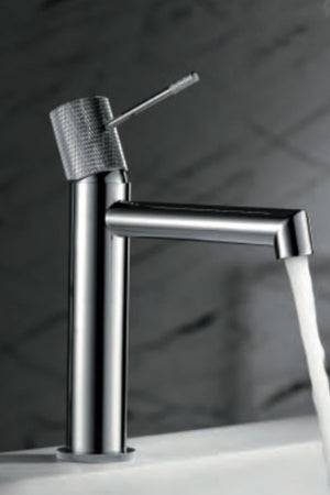 Chrome Single Lever Basin Faucet Modern Minimalist Design, view 3